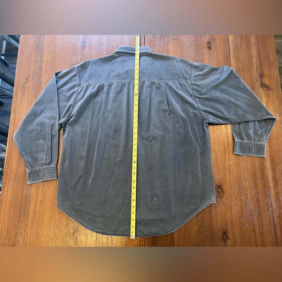 VTG 80’s Bugle Boy Company grey button up shirt. Size XXL fits like maybe XL - Picture 8 of 10